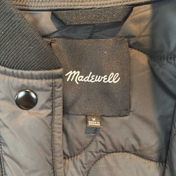 Madewell Quilted Oversized Bomber Jacket - Picture 5 of 6